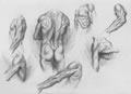 Michael Hensley Drawings, Figure Groups 41